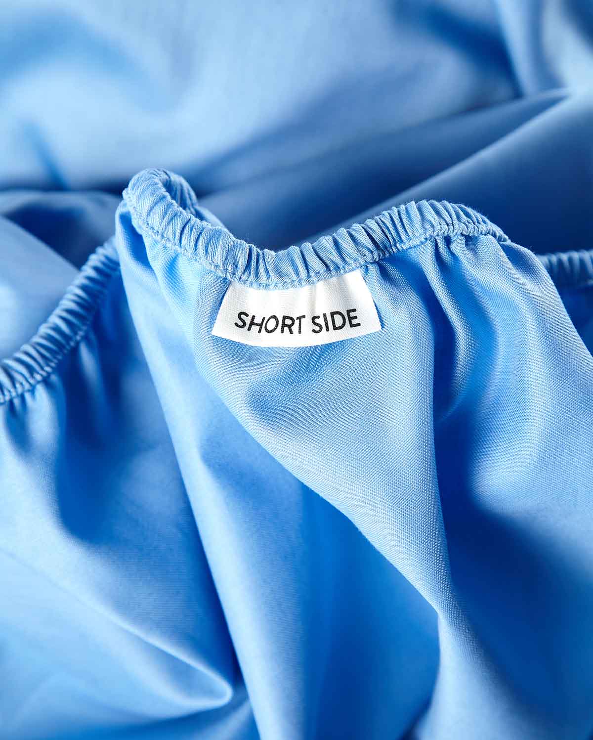 Lavish Sateen Fitted Sheet - Blue