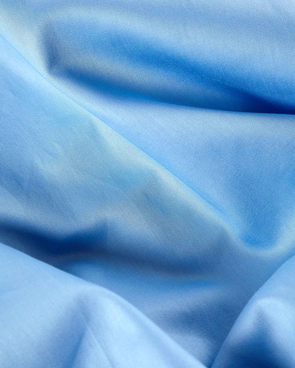 Classic Percale Fitted Sheet - Blue