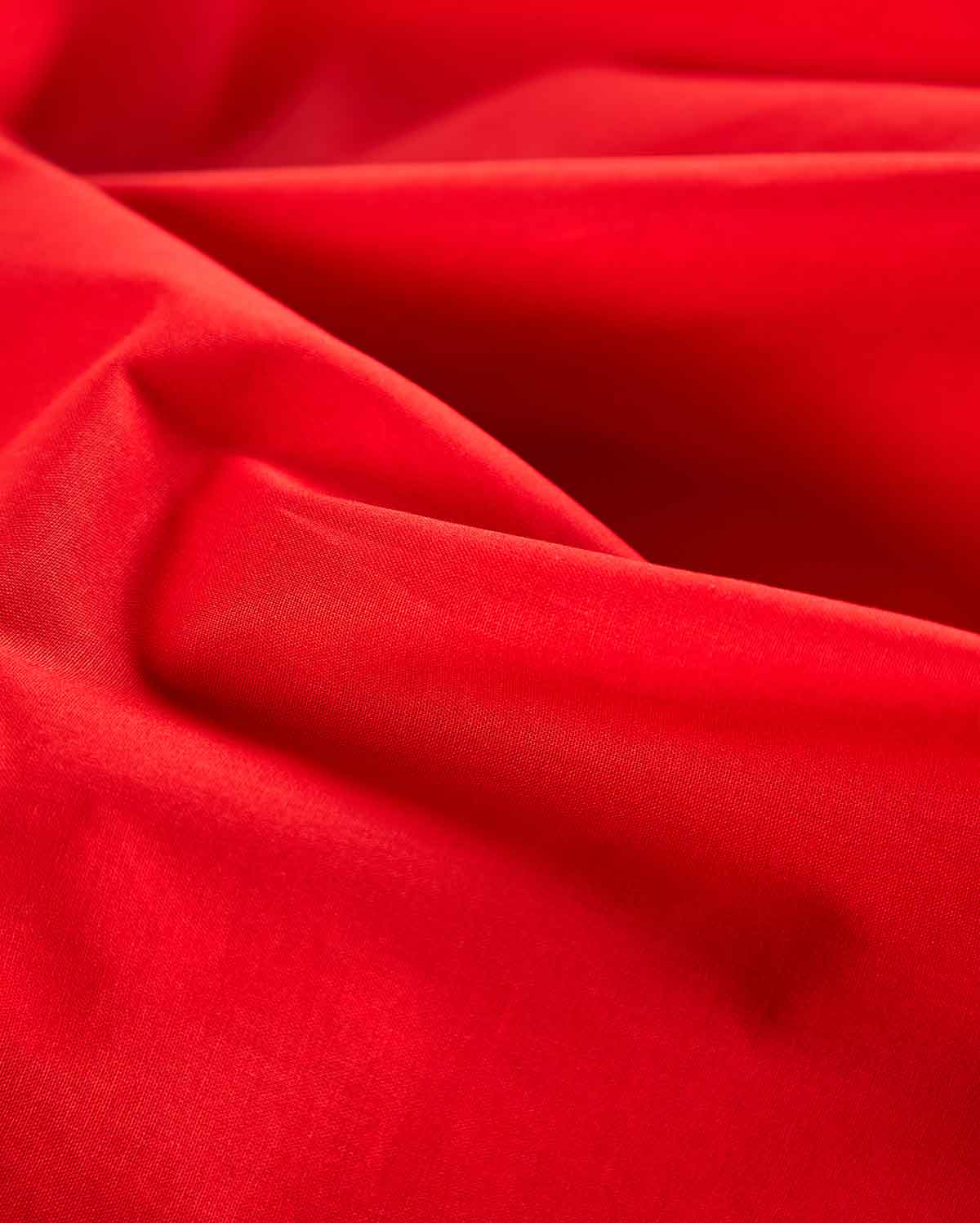 Reversible Percale Bedding Set - Fuchsia & Red