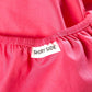 Reversible Percale Bedding Set - Fuchsia & Red