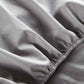 Reversible Percale Bedding Set - Yellow & Dove Grey