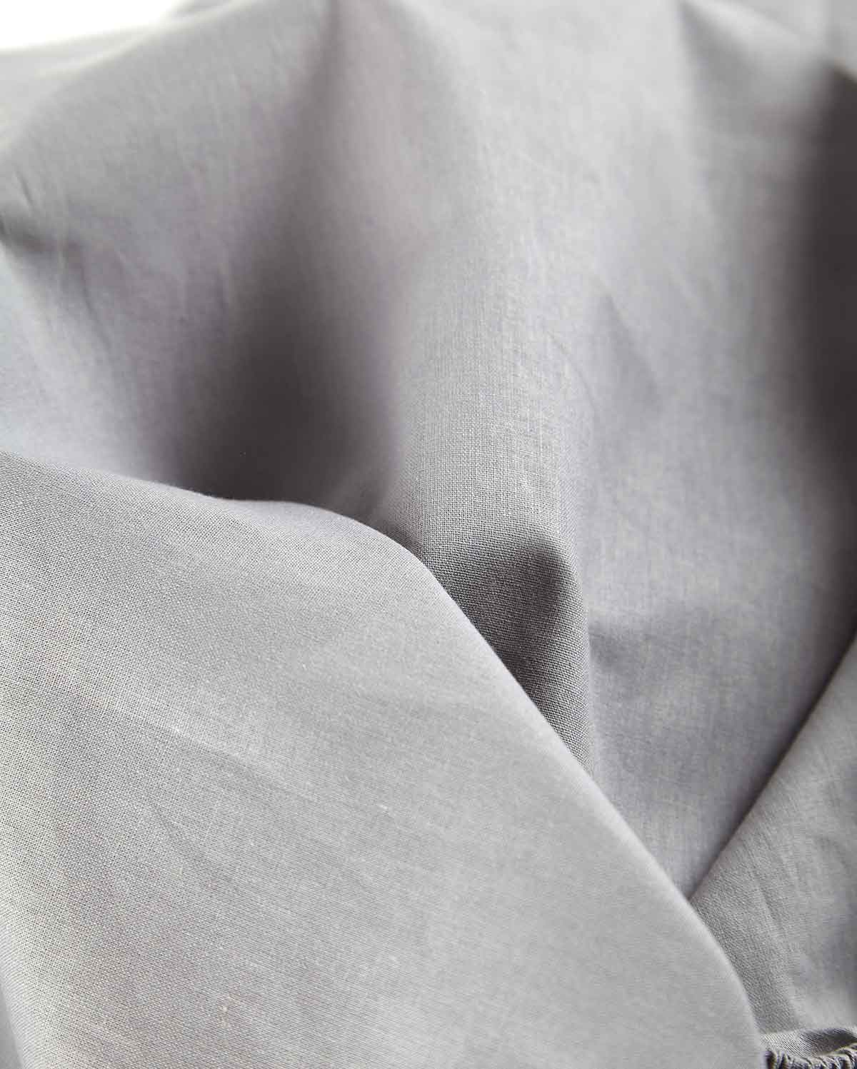 Lavish Sateen Fitted Sheet - Dark Grey