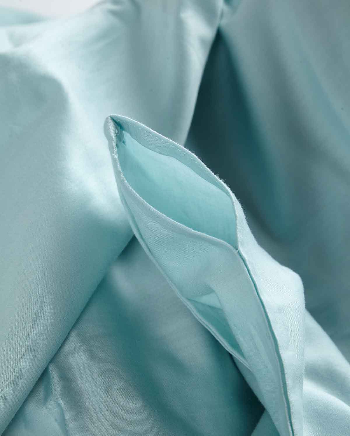 Lavish Sateen Duvet Cover - Mint