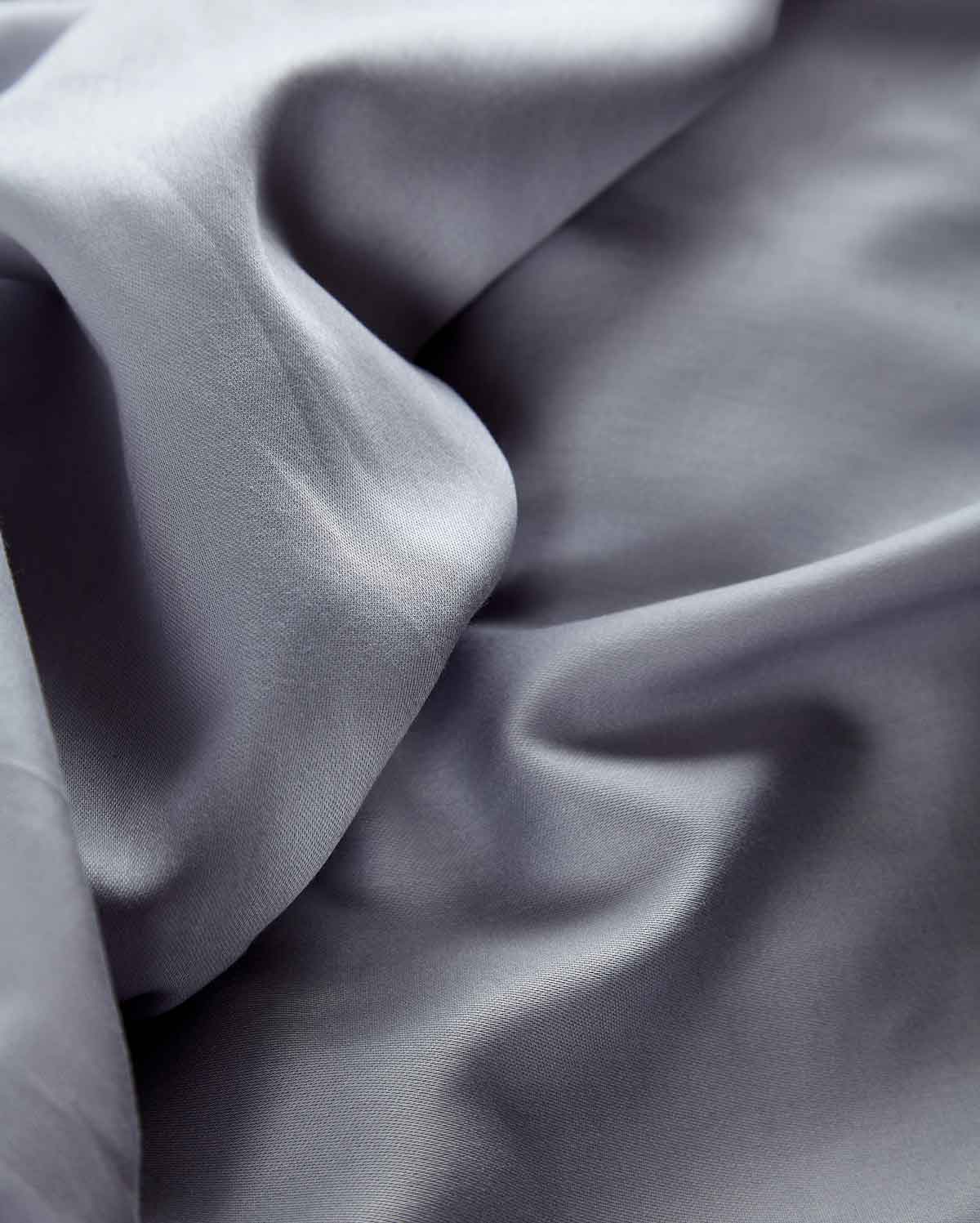 Lavish Sateen - Fitted Sheet Set - Dark Grey