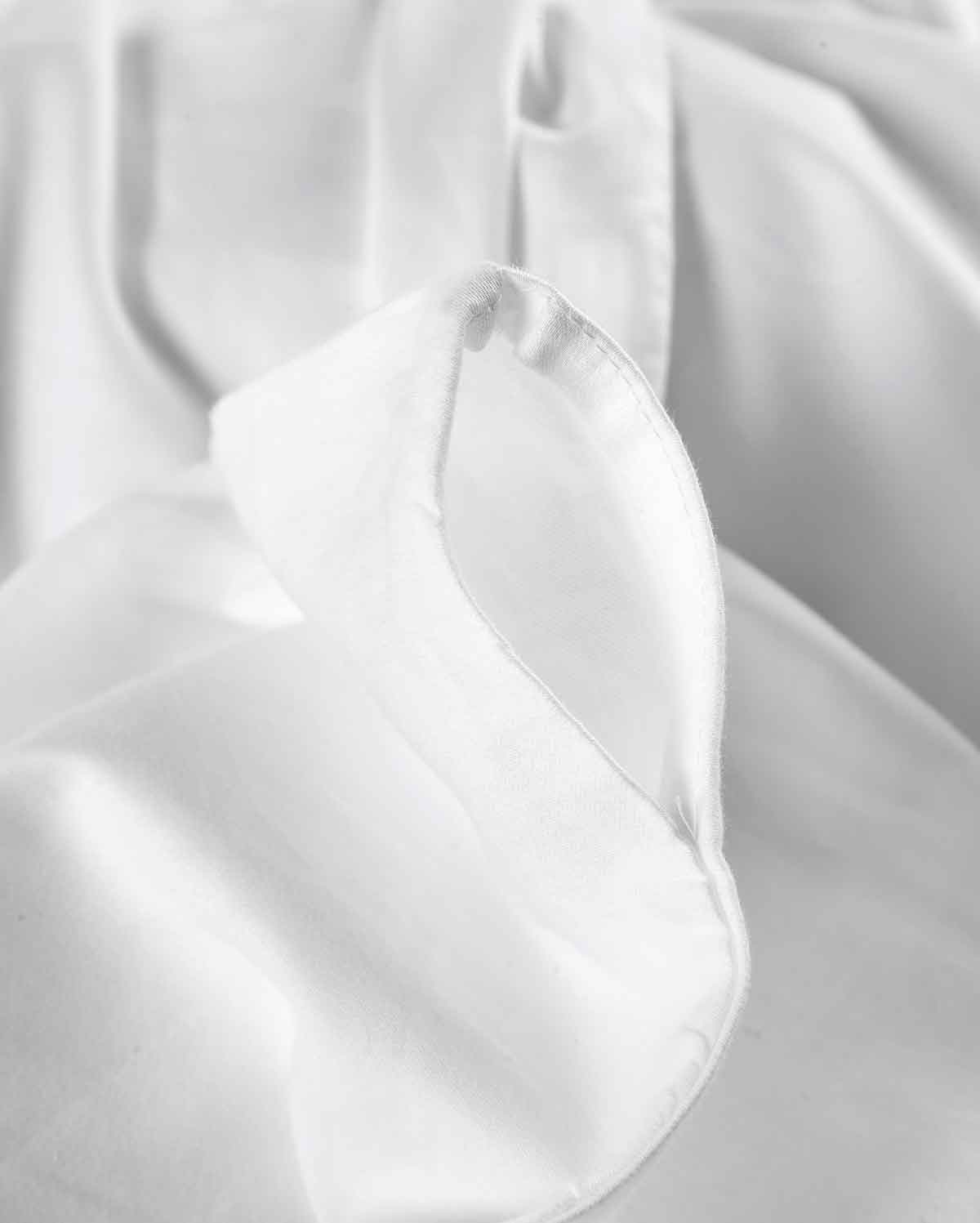 Lavish Sateen Duvet Cover - White