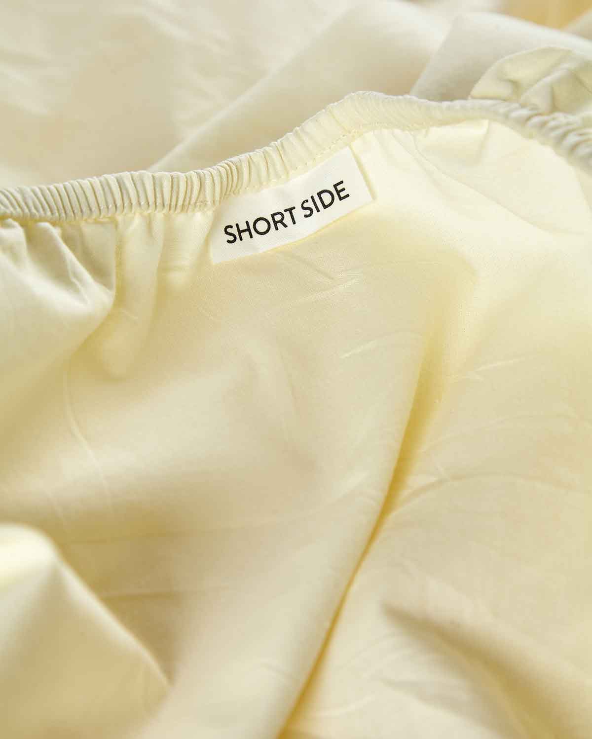 Classic Percale - Fitted Sheet Set - Cream