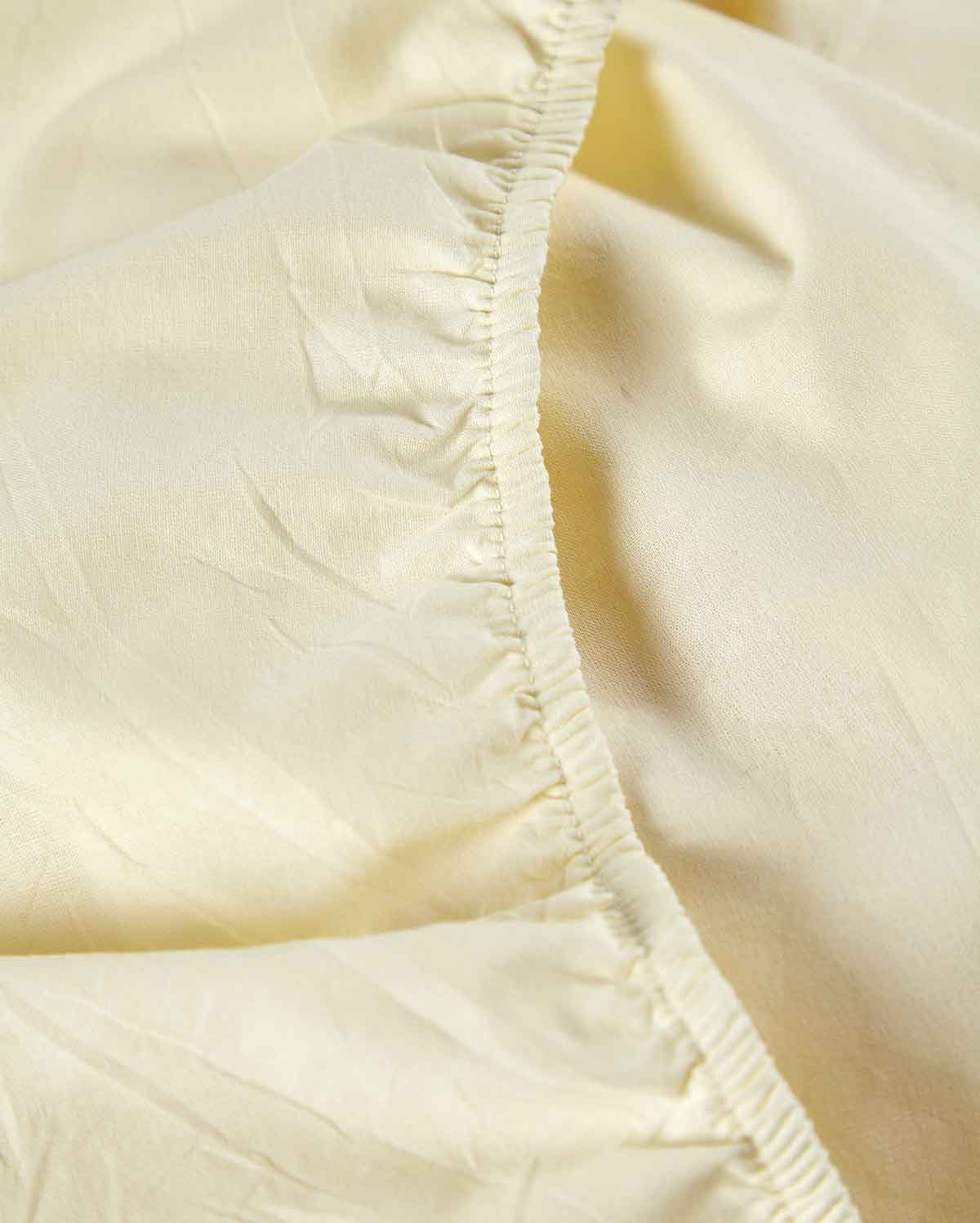 Classic Percale - Fitted Sheet Set - Cream