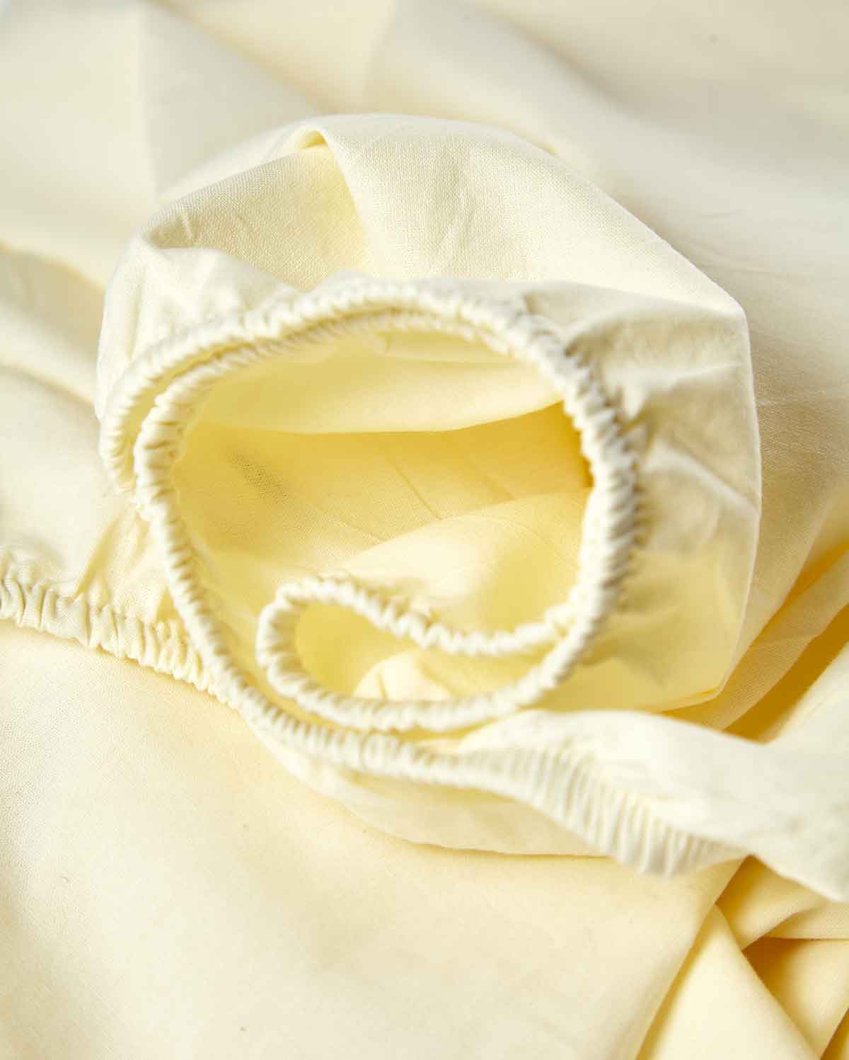 Classic Percale - Fitted Sheet Set - Cream