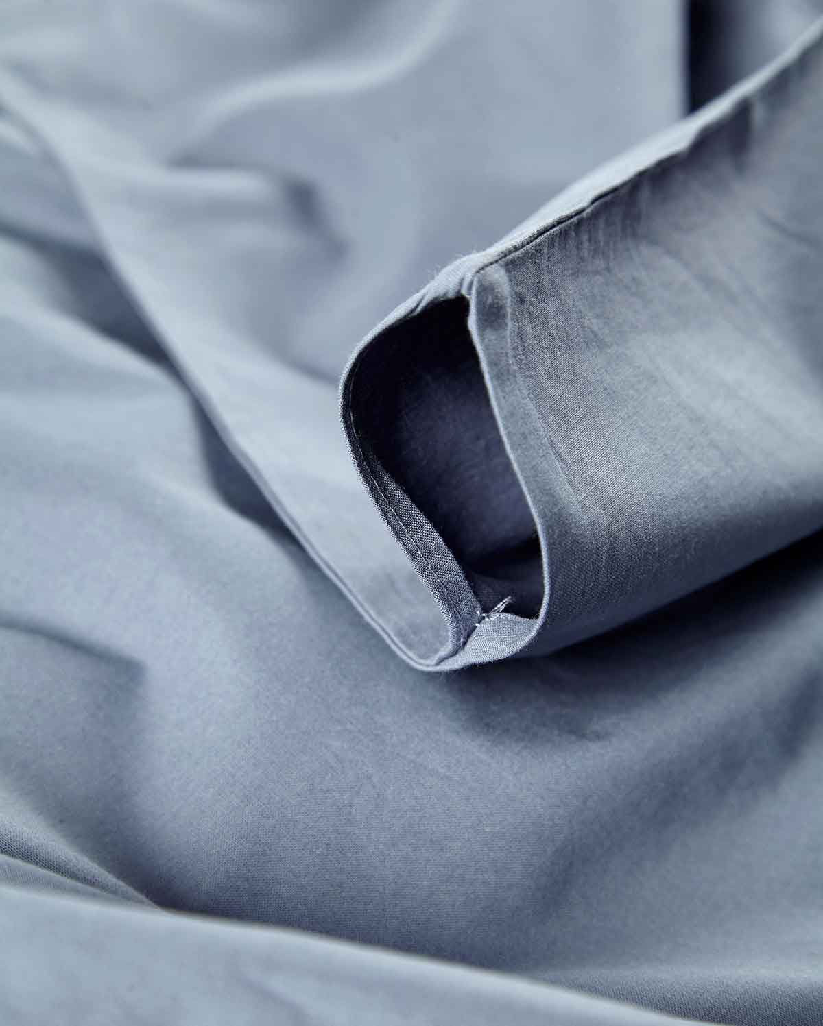 Classic Percale Fitted Sheet - Dark Grey