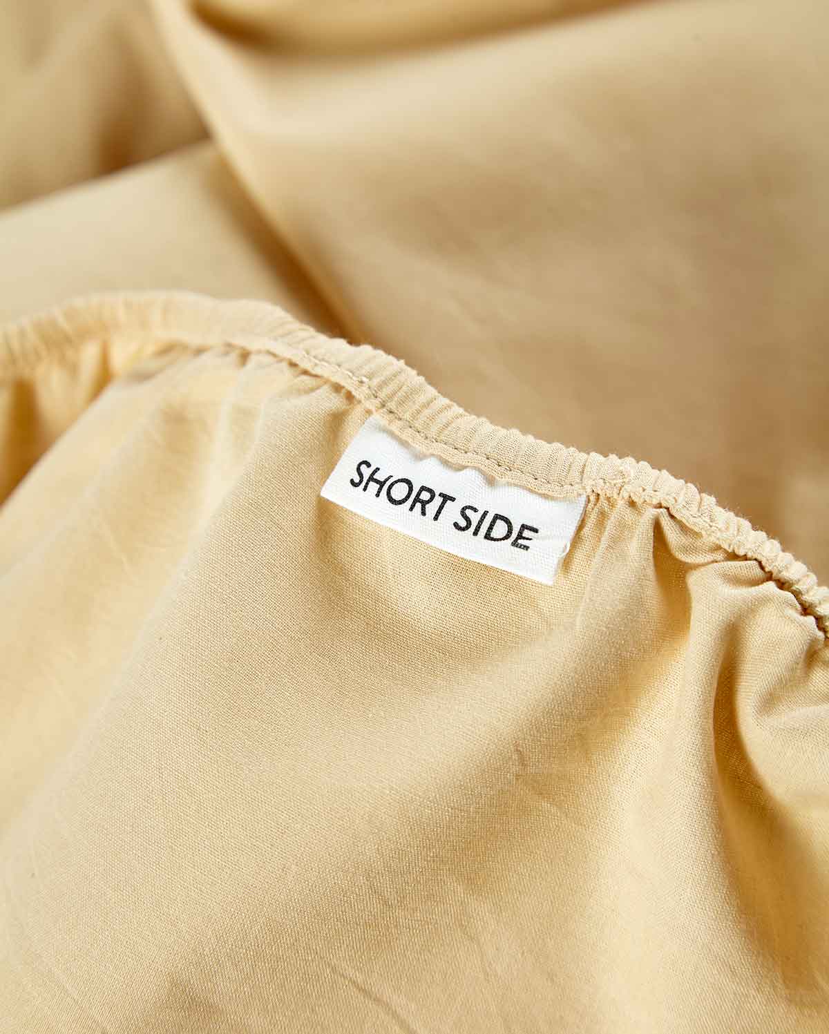 Classic Percale Fitted Sheet - Creme Brule