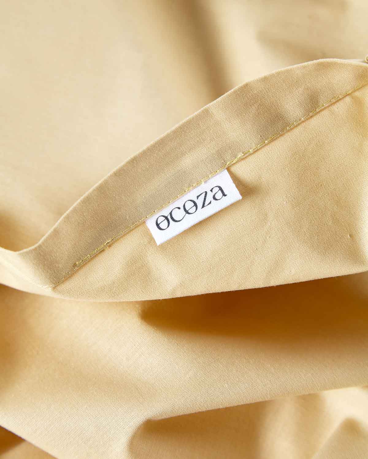 Classic Percale Fitted Sheet - Creme Brule