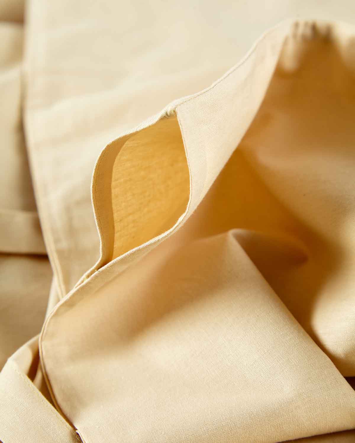 Classic Percale - Fitted Sheet Set - Creme Brule