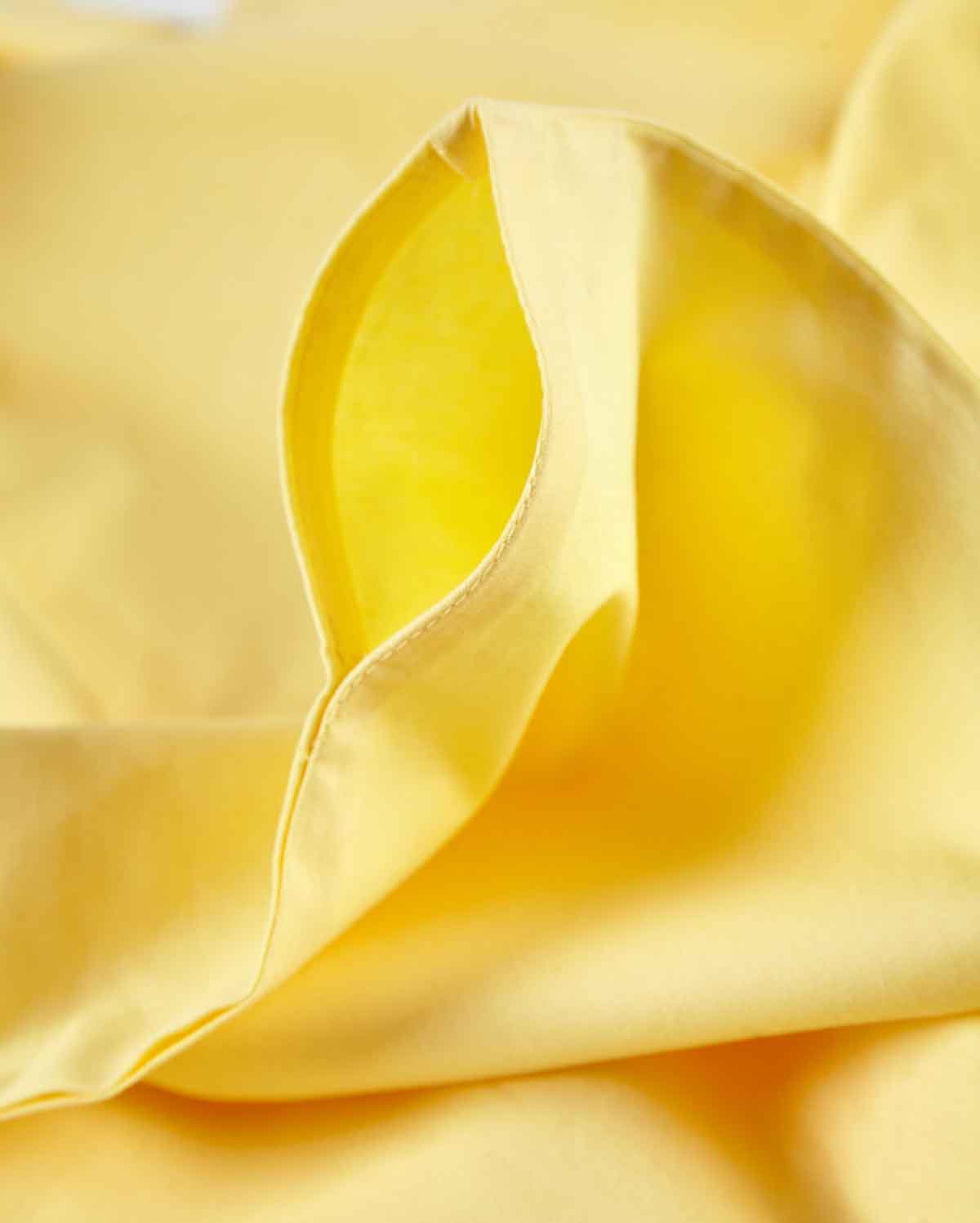 Classic Percale Duvet Cover - Yellow