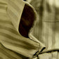 Sateen Stripe - Core Bedding Set - Oil Green & White