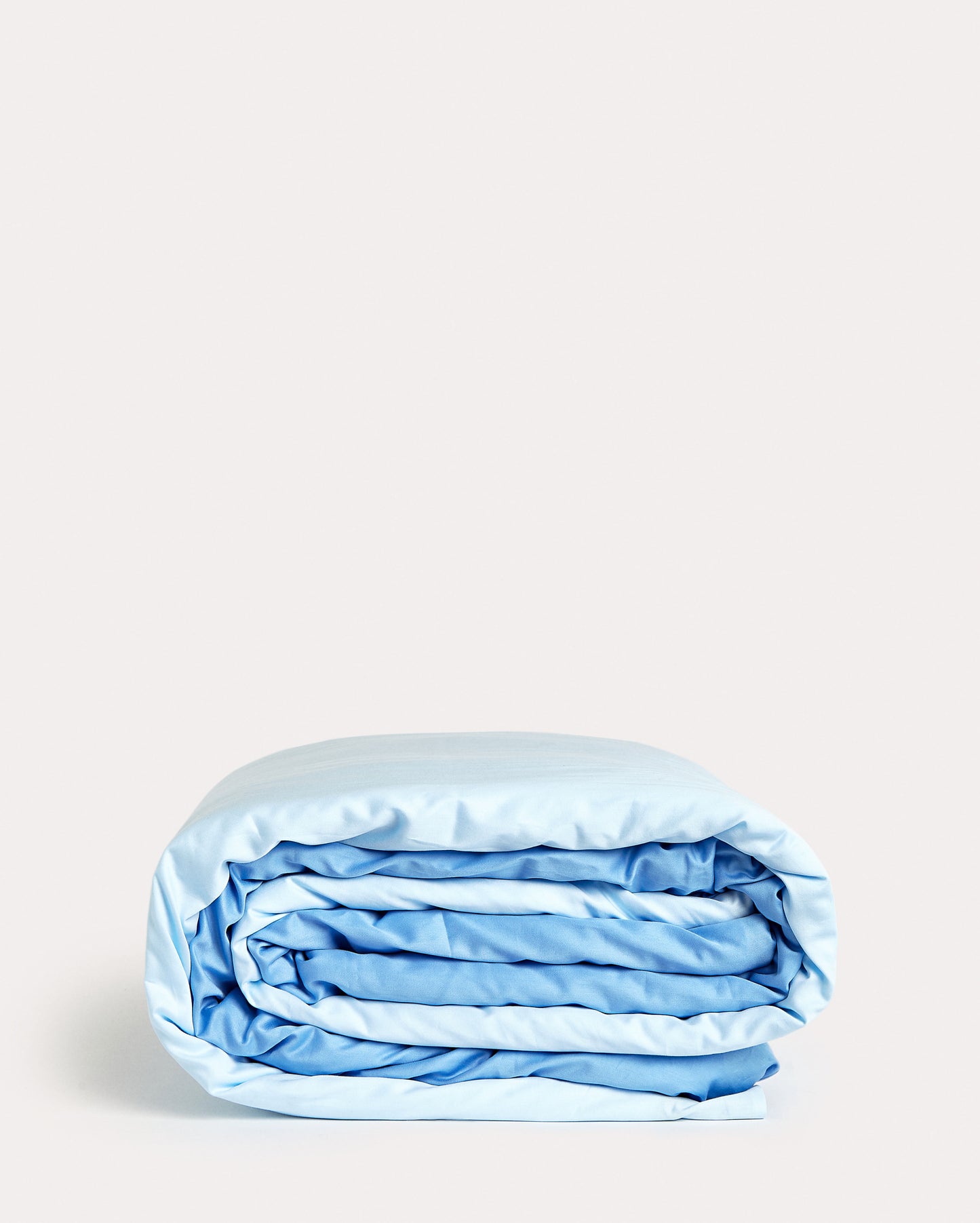 Reversible Sateen Bedding Set - Blue & Baby Blue