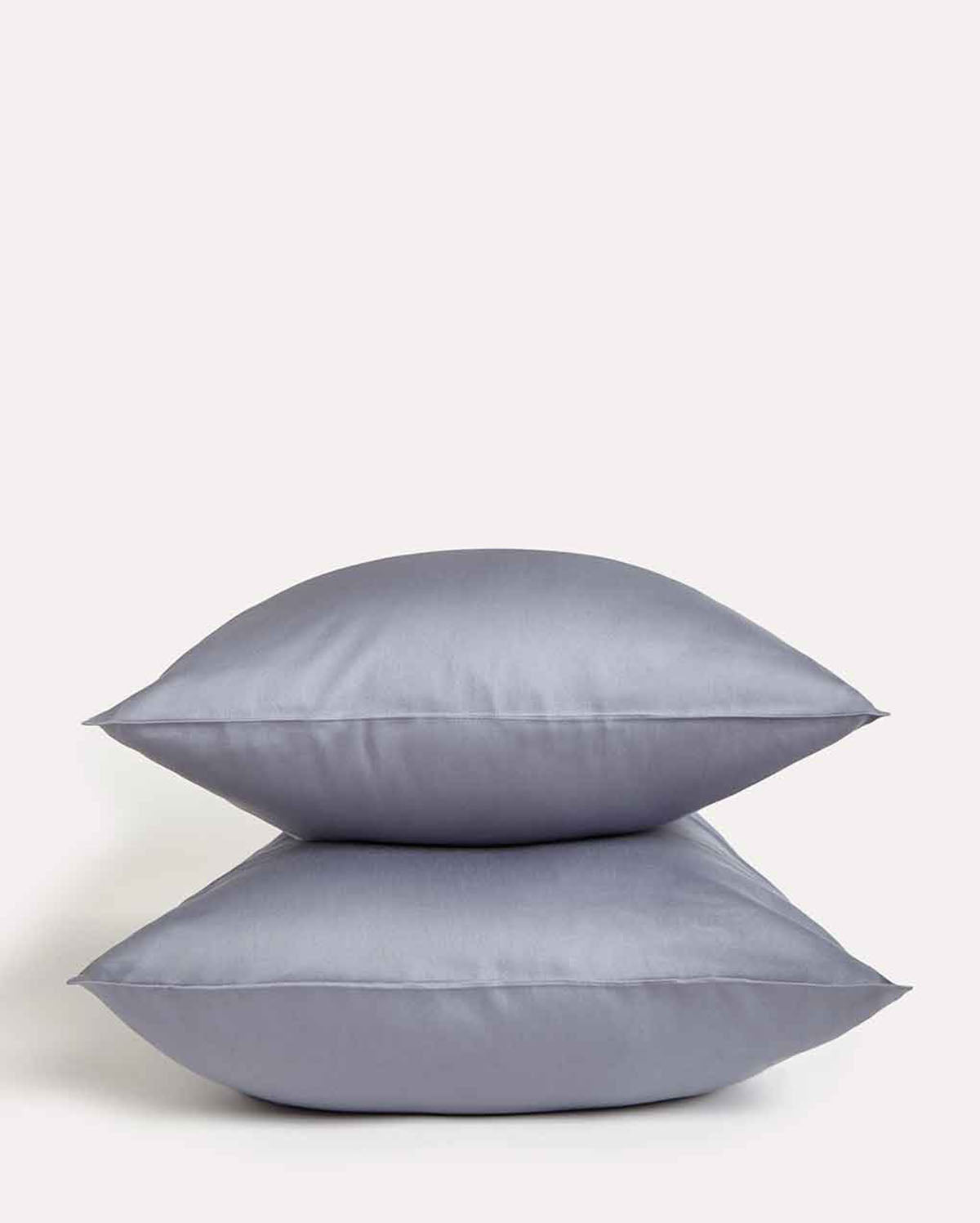 Lavish Sateen Pillowcase 2pcs - Dark Grey