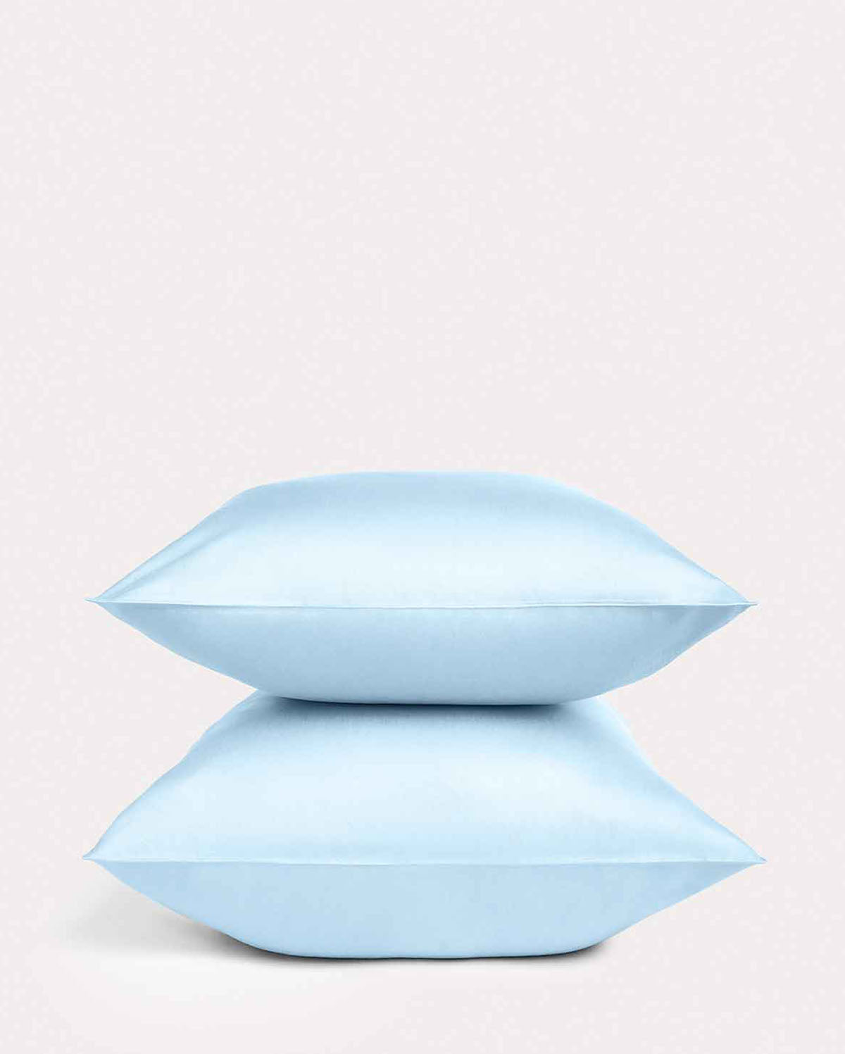 Lavish Sateen Pillowcase 2pcs - Baby Blue