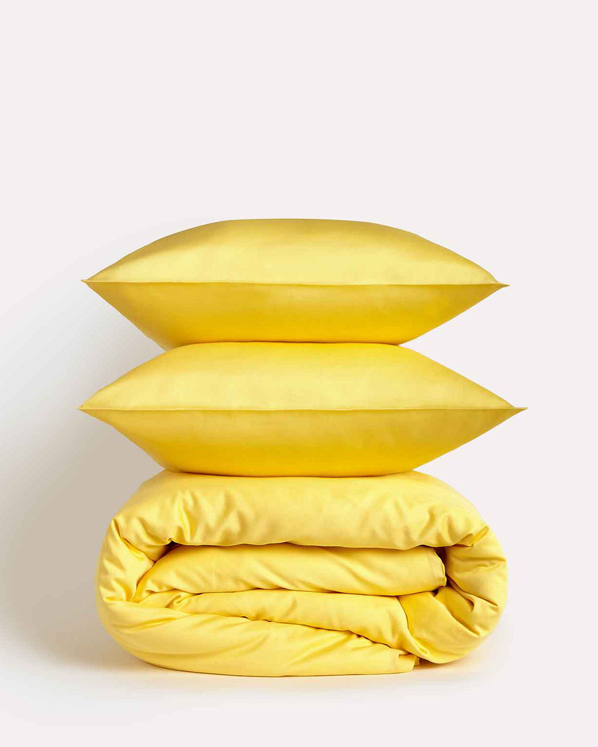 Lavish Sateen - Duvet Cover Set - Yellow