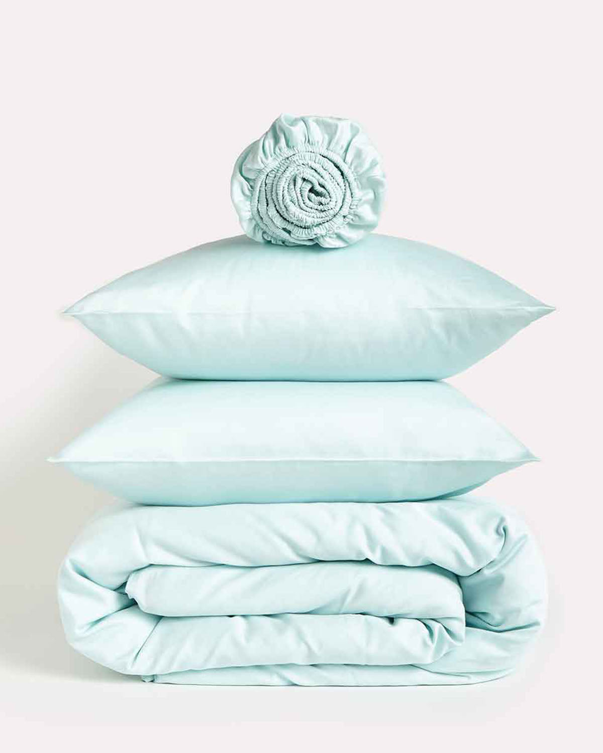 Lavish Sateen - Core Bedding Set - Mint