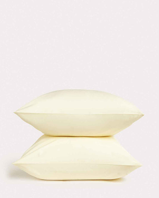 Classic Percale Pillowcase 2pcs - Cream