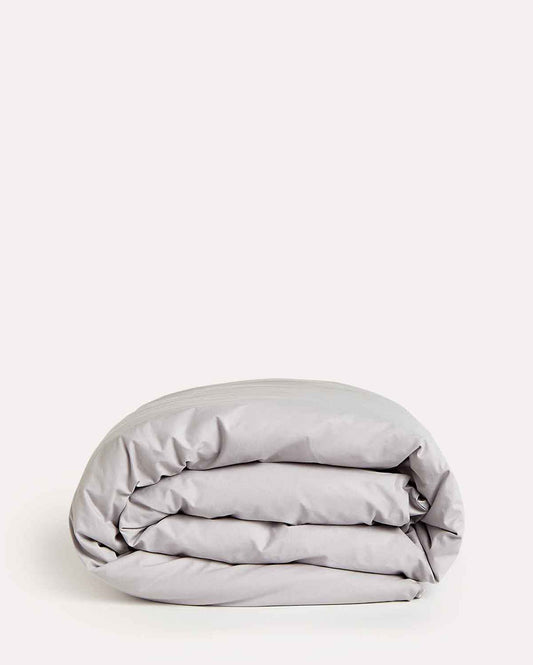 Classic Percale Duvet Cover - Grey