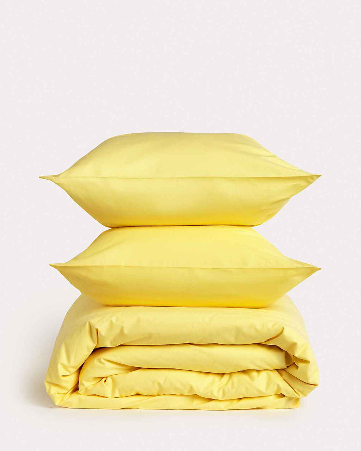 Classic Percale - Duvet Cover Set - Yellow