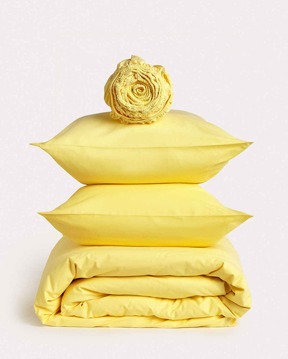 Classic Percale - Core Bedding Set - Yellow