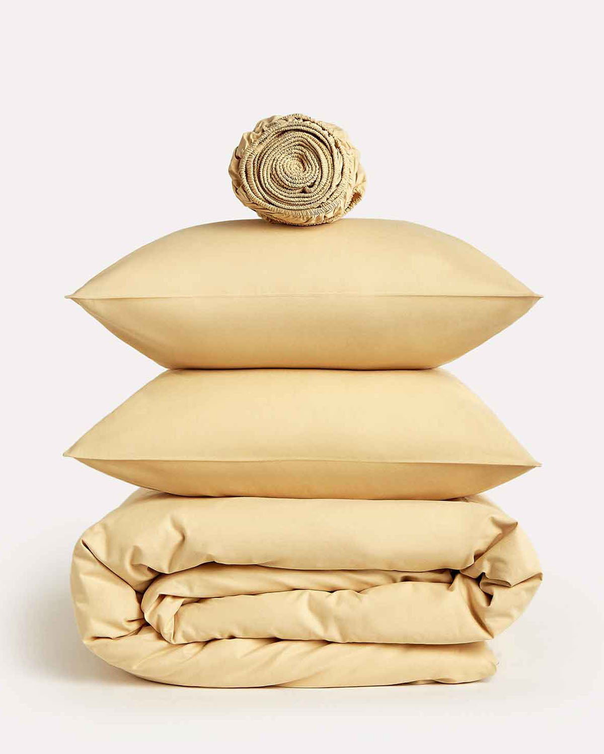 Classic Percale - Core Bedding Set - Creme Brule