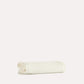 2x Waffle Cotton Towel - Cream - Ocoza