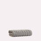Cotton Ribbed Towel Set - Dark Grey (2 Towels)