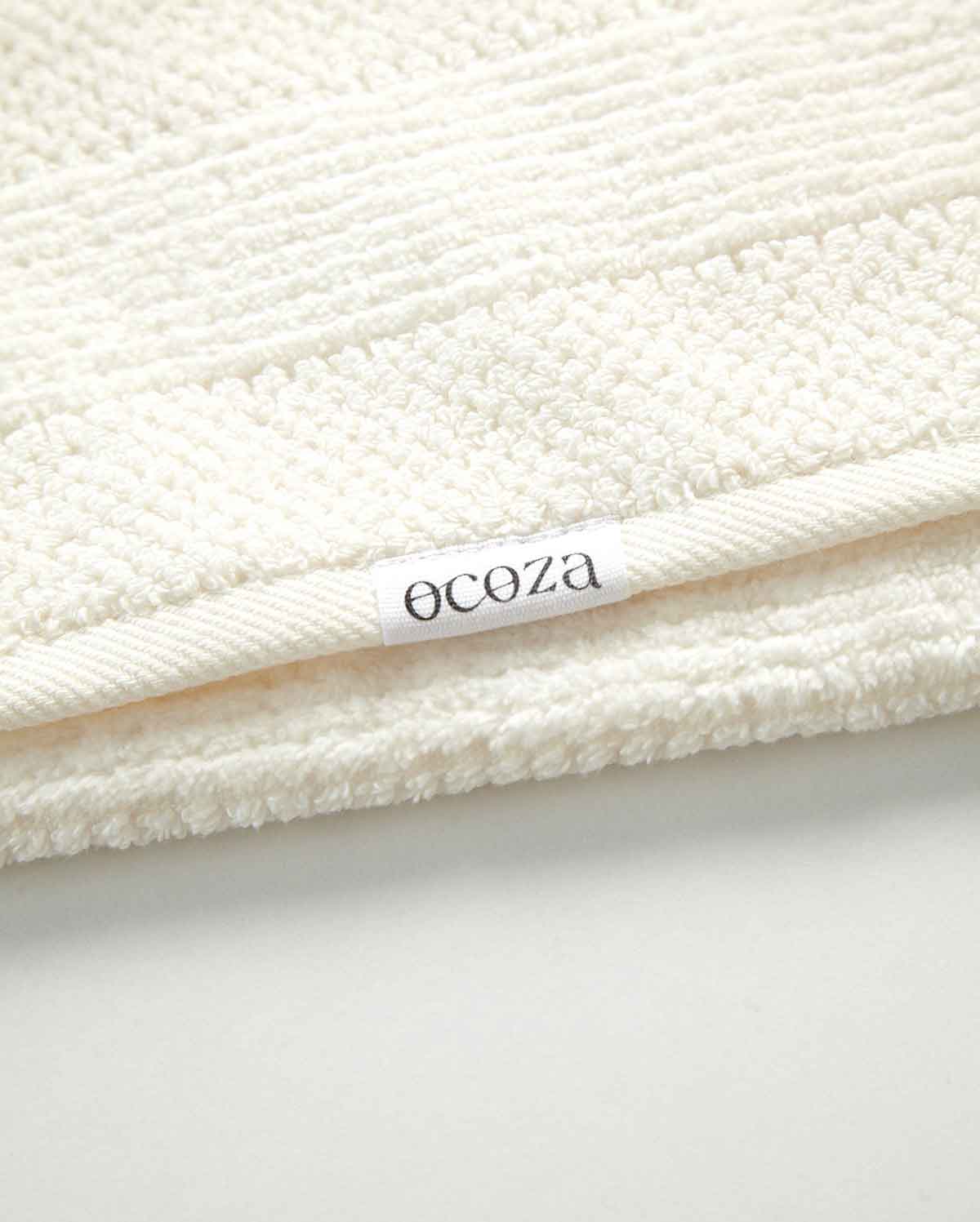 Cotton Velvet Towel Set - Cream (2 Towels)