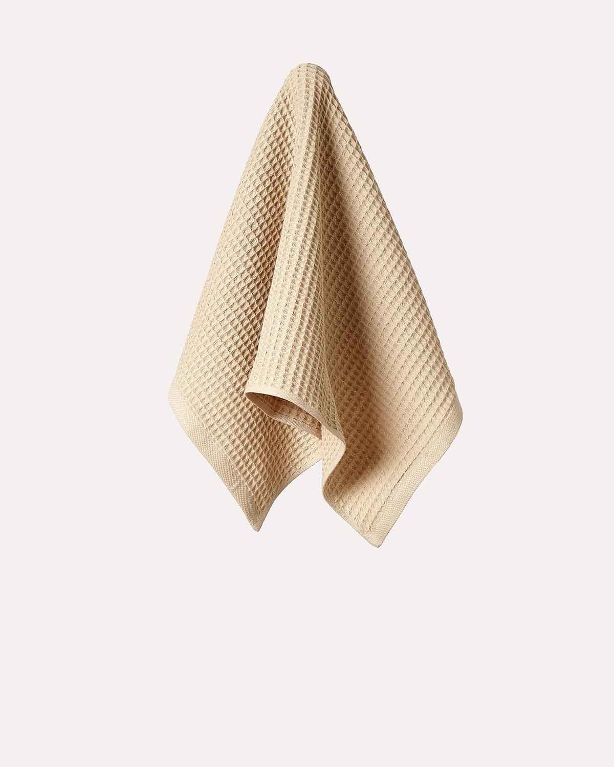 Cotton Waffle Towel - Beige (2 Towels)