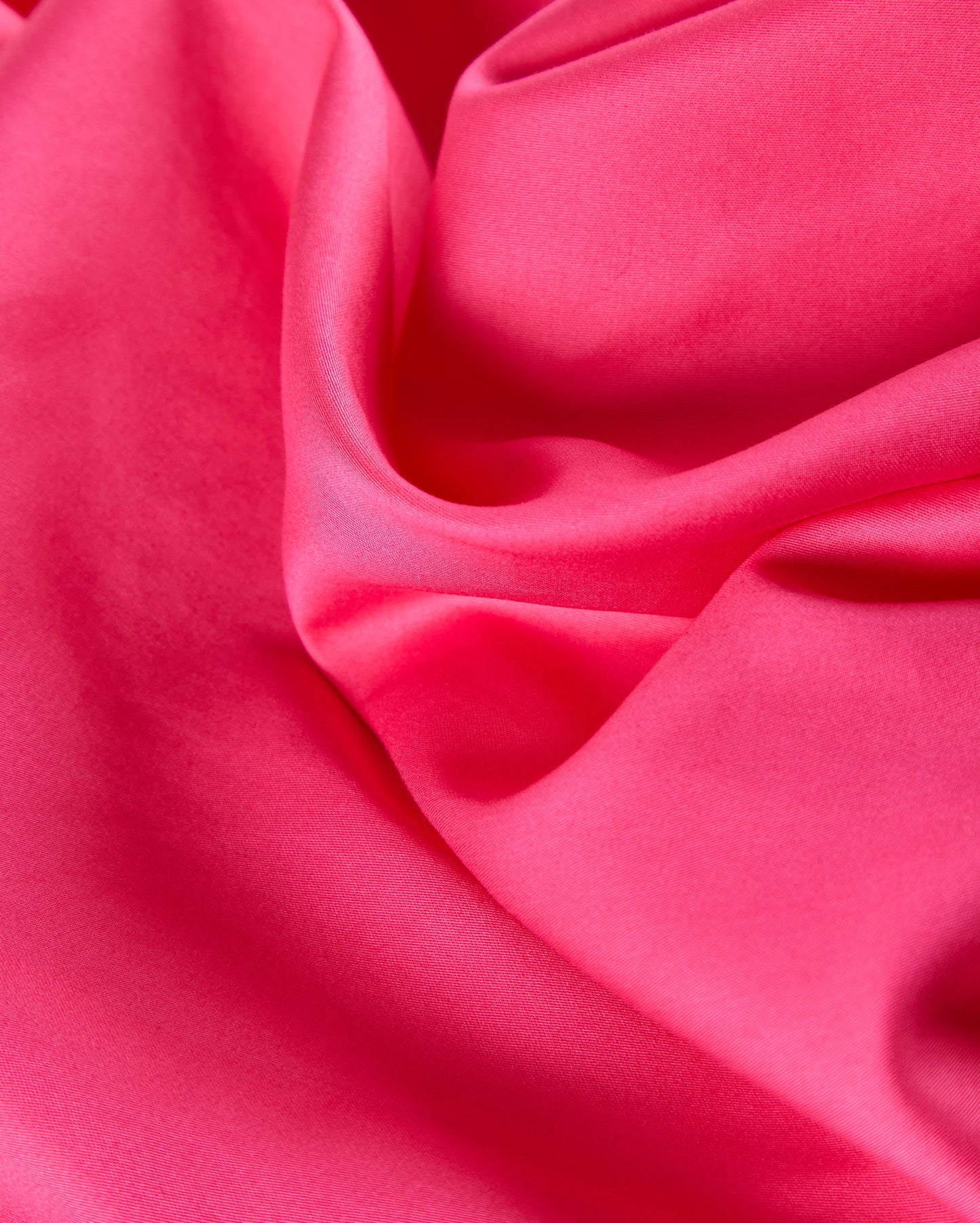 Reversible Sateen Duvet Cover - Fuchsia & Red