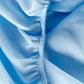 Reversible Sateen Bedding Set - Blue & Baby Blue