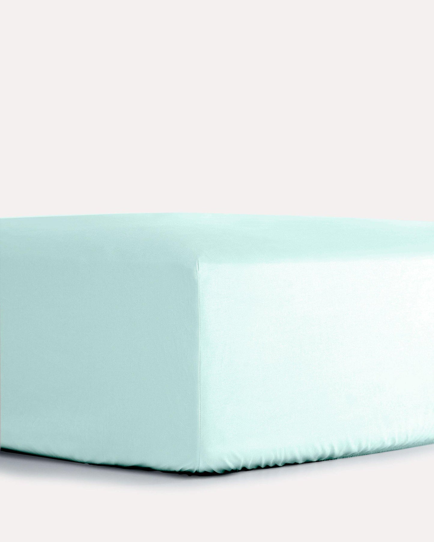 Lavish Sateen Fitted Sheet - Mint - Ocoza