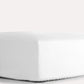 Classic Percale Fitted Sheet - White - Ocoza