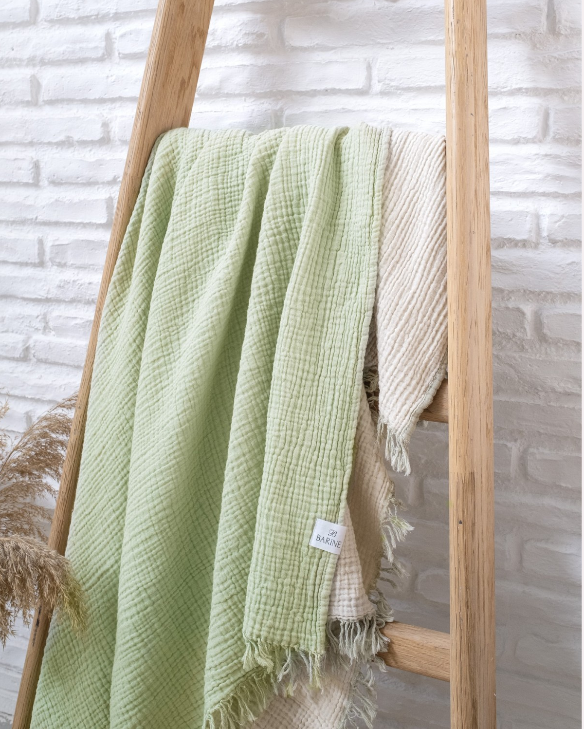 Cocoon Muslin Cotton Throw - Roseda & Sand Dolar